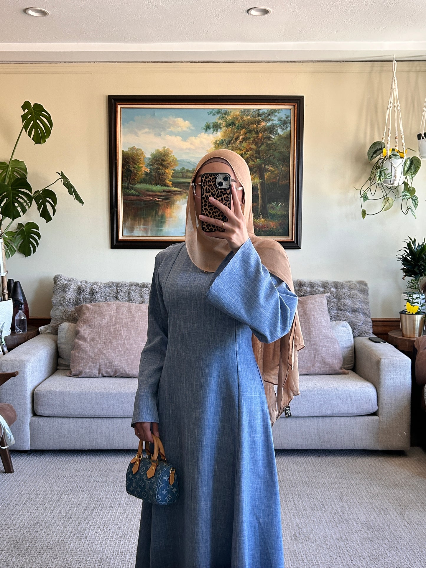Denim Linen Dress